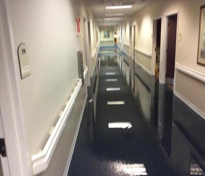 Flooded Commercial Building